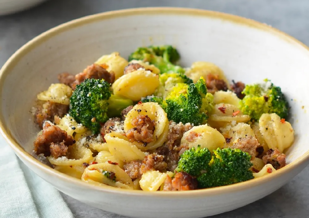 Orecchiette with Sausage and Broccoli