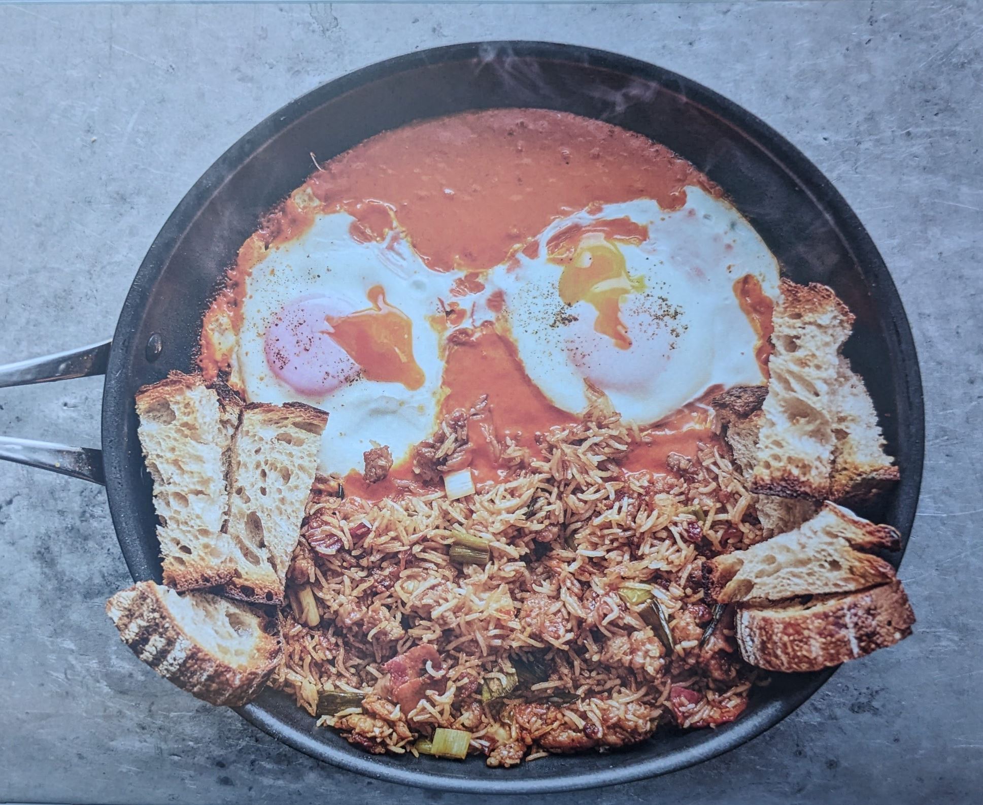 Pick Me Up Chili Fried Eggs