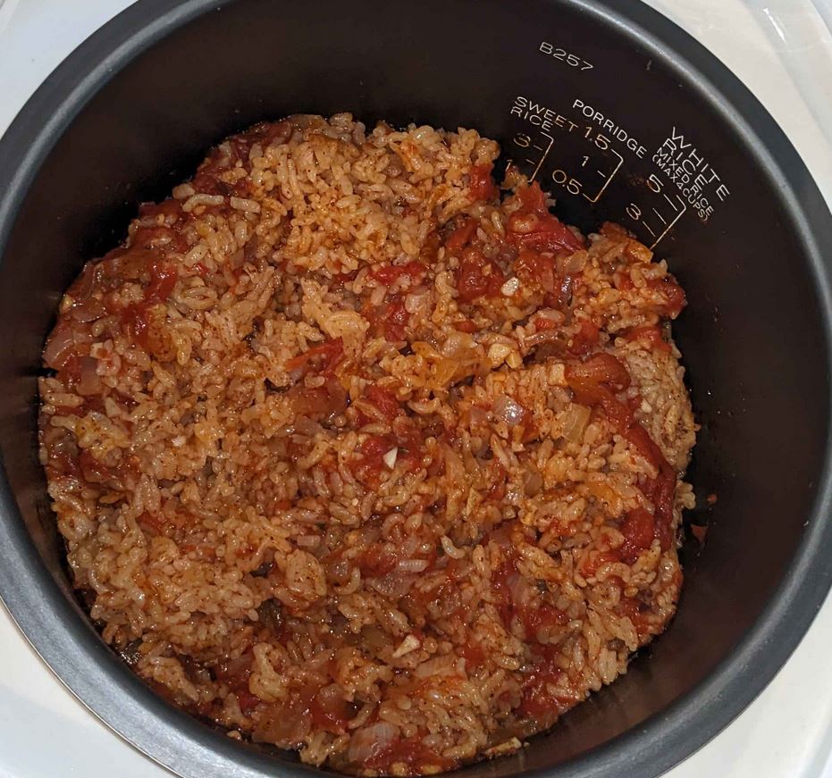 Rice Cooker Spanish Rice